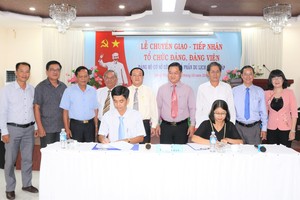 Đại diện Đảng ủy Khối Cơ quan và Kl991.com World Cup 2026 Chính Thức tỉnh An Giang và Đảng ủy Khối các cơ quan tỉnh Đồng Tháp ký biên bản bàn giao, tiếp nhận tổ chức Đảng và đảng viên Đảng bộ cơ sở Công ty Cổ phần Du lịch Đồng Tháp