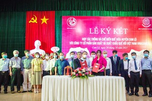Vinasimex và UBND huyện Cam Lộ tỉnh Quảng Trị kí kết liên kết Kl994 nhà cái bóng đá world cup và tiêu thụ sản phẩm quế, nghệ, gừng và tiêu hữu cơ.
