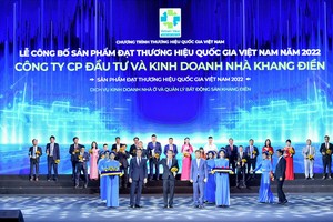 Kl994 game bài casino hấp dẫn Khang Điền (KDH) vinh dự đạt giải Thương hiệu quốc gia Việt Nam 2022 do Bộ Công thương tổ chức.
