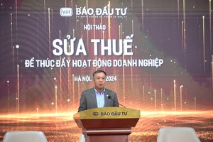Ông Lê Trọng Minh, Tổng biên tập Báo Kl99ok phiên bản mới phát biểu tại Hội thảo. Ảnh Dũng Minh. 
