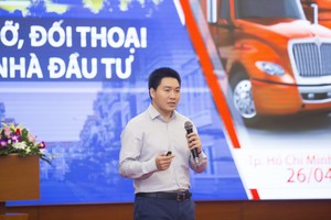 Ông Nguyễn Huy Dương - Giám đốc Kl991.com nạp rút nhanh giới thiệu về TCH trong Roadshow diễn ra vào ngày 26/04 vừa qua