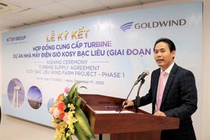 Dự án điện gió Kosy Bạc Liêu: Ký kết hợp đồng cung cấp turbine và một số hợp đồng quan trọng khác