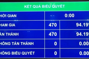 100% đại biểu Quốc hội biểu quyết thông qua cơ cấu tổ chức Kl993 ưu đãi thưởng hấp dẫn nhiệm kỳ mới