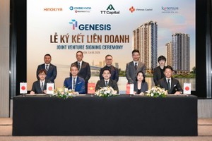 Nghi thức Ký Kết Liên Doanh dự Án TT GENESIS diễn ra sáng ngày 04/06/2026.