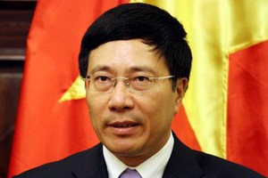 Phó thủ tướng, Bộ trưởng Ngoại giao Phạm Bình Minh (Ảnh: Phan Lê)
