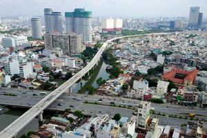 Tuyến metro số 1 (Bến Thành - Suối Tiên) đang gặp khó khăn về vốn. Ảnh: Quỳnh Trần