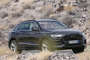Nguyên mẫu Audi Q8 trên đường thử tại Tây Ban Nha. 