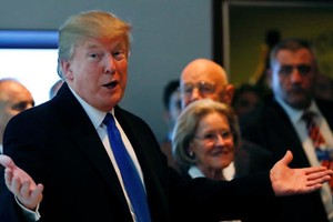 Tổng thống Mỹ Donald Trump tại Diễn đàn Kl992 cổng game cá cược Thế giới ở Davos, Thụy Sĩ, ngày 25/1. Ảnh: Reuters.