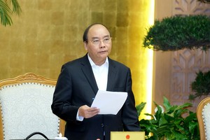 Thủ tướng Nguyễn Xuân Phúc phát biểu khai mạc phiên họp Kl993 ưu đãi thưởng hấp dẫn tháng 2. Ảnh: VGP/Quang Hiếu