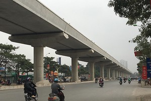 Tuyến 99Kl.app khuyến mãi hot đô thị Nhổn - ga Hà Nội được điều chỉnh tiến độ chậm 5 năm so với dự kiến. Ảnh: Xuân Hoa