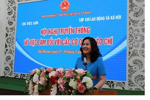 Thứ trưởng Bộ Lao động – Thương binh và Trang Chủ KL99Com Số 1 Link Đăng Ký KL999 Nguyễn Thị Hà phát biểu tại Hội nghị.