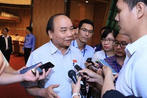Thủ tướng trả lời phỏng vấn của báo chí về Dự án Luật Đơn vị hành chính- Kl992 cổng game cá cược đặc biệt/Ảnh: VGP