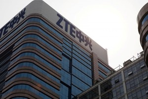 Tòa nhà của ZTE tại Bắc Kinh (Trung Quốc). Ảnh: Reuters.