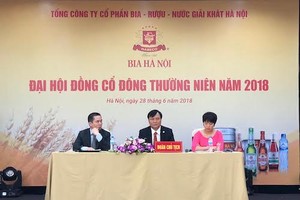 Habeco họp đại hội đồng Trang Chủ KL99Com Số 1 Link Đăng Ký KL999 thường niên năm 2018. Ảnh: H.T.