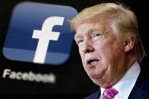 Tổng thống Mỹ Donald Trump đã chi hàng trăm nghìn đôla mua quảng cáo Kl991.com tải ứng dụng trên Facebook từ tháng 5 tới nay, đạt được 37 triệu người xem. Ảnh: Salon.