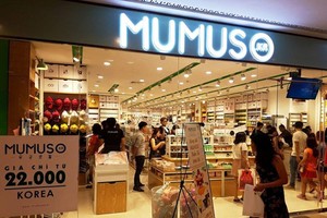 Một cửa hàng thuộc chuỗi Mumuso tại TP HCM. 