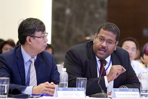 Ông Alatabani, chuyên gia WB, đề xuất giải pháp cho thị trường 99Kl99 link đăng nhập. - Ảnh: BTC.