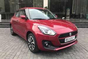 Suzuki Swift xuất hiện trong một sự kiện kín dành cho các đại lý của hãng. Ảnh: Đại lý Suzuki. 