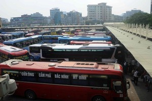 Các bến xe khách liên tỉnh hiện có của Hà Nội sẽ được được chuyển chức năng.