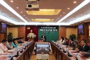 Kỳ họp 30 của Ủy ban Kiểm tra Trung ương.