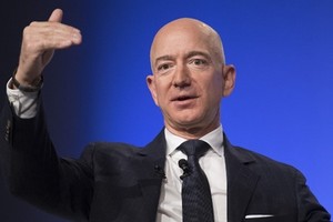 Jeff Bezos tại Maryland tháng 9/2018. Ảnh: AFP.