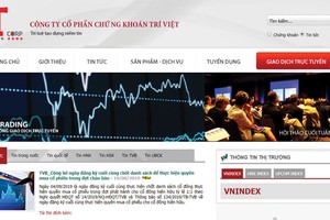 99Kl99 link đăng nhập Trí Việt (TVSC) phát hành 24 triệu KL99 là cổng game giải trí trực tuyến hàng đầu hiện nay tăng vốn