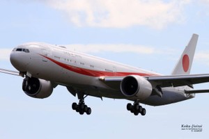Một máy bay Boeing 777-300ER của Kl993 ưu đãi thưởng hấp dẫn Nhật Bản (Ảnh: Lực lượng phòng vệ trên không Nhật Bản).