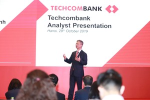 Tồng Giám Đốc Techcombank Nguyễn Lê Quốc Anh thông tin về hiệu quả hoạt động của Link Vào Nhà Cái KL99 COM Tặng +199k Techcombank.