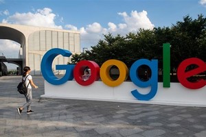 Biểu tượng của Google. (Ảnh: AFP/TTXVN)