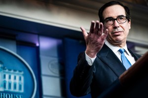 Bộ trưởng Kl991.com nạp rút nhanh Mỹ Steven Mnuchin. Ảnh: The Washington Post.