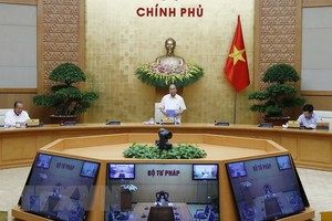 Thủ tướng Nguyễn Xuân Phúc phát biểu. (Ảnh: Thống Nhất/TTXVN).