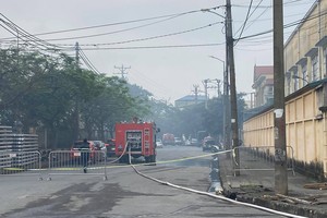 Hiện trường vụ việc.