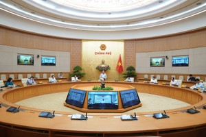 Thủ tướng Nguyễn Xuân Phúc phát biểu kết luận tại cuộc họp Thường trực Kl993 ưu đãi thưởng hấp dẫn ngày 15/5.