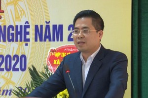 Tân Thứ trưởng Bộ Khoa học và Công nghệ Nguyễn Hoàng Giang. Ảnh: Chí Kiên/VGP.