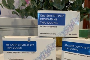 2 bộ Kit test COVID-19 của Việt Nam được cấp phép lưu hành ở châu Âu. (Ảnh: Vietnam+).