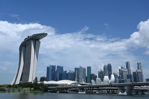 Khu vực quận Kl991.com nạp rút nhanh thương mại ở Singapore. (Ảnh: AFP/TTXVN).