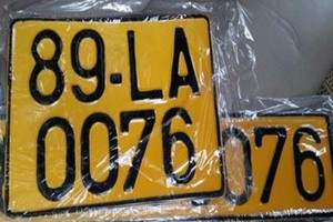 Ô tô Kl992 VIP Trang Chủ 2026 vận tải sẽ chuyển sang biển màu vàng từ 1/8.