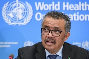 Tổng Giám đốc WHO Tedros Adhanom Ghebreyesus. Ảnh:
 AFP.