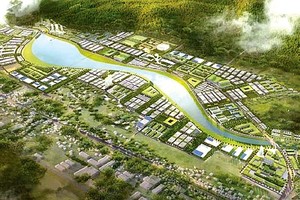 Phối cảnh dự án Khu đô thị Long Vân.