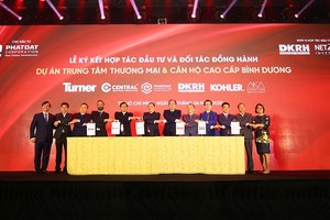 Phát Đạt cùng Danh Khôi và các đối tác ký kết, bắt tay hợp tác Kl99ok phiên bản mới dự án ở Bình Dương.