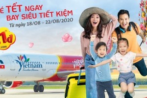 Đi thật xa để trở về: Vietjet tung 2,6 triệu vé khuyến mại từ nay tới hết Tết Nguyên đán chỉ với 2.021 đồng