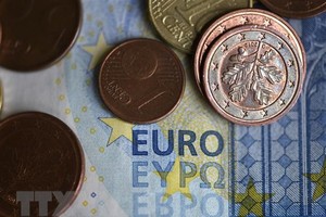 Đồng tiền euro tại Dortmund, miền Tây nước Đức, ngày 27/1/2020. (Nguồn: AFP/TTXVN).