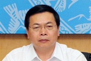 Ông Vũ Huy Hoàng, cựu Bộ trưởng Bộ Công Thương. (Ảnh: TTXVN).