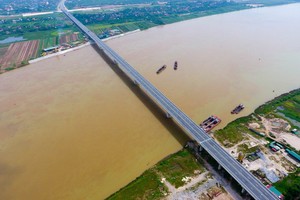 Thành phố Hưng Yên trong tương lai sẽ là một trong ba đô thị của tam giác Kl992 cổng game cá cược - đô thị phía Nam Thủ đô Hà Nội. Trong ảnh là cây cầu 2.800 tỷ nối 2 tỉnh Hưng Yên và Hà Nam. 