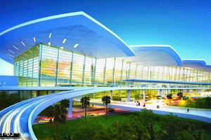 Phương án kiến trúc hoa sen cách điệu của nhà ga hành khách, CHK quốc tế Long Thành.