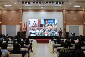 Toàn cảnh hội nghị trực tuyến. Ảnh Internet.