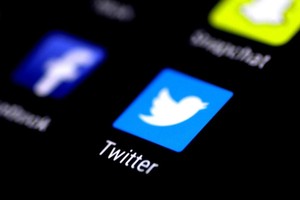 Biểu tượng của Twitter trên máy tính bảng. (Nguồn: qz.com).