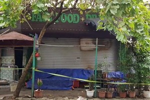 Hiện trường vụ hỏa hoạn. (Nguồn: anninhthudo).