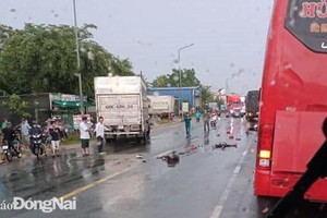 Hiện trường vụ tai nạn KL99 là cổng game giải trí trực tuyến hàng đầu hiện nay. (Nguồn: Báo Đồng Nai).