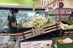 Một siêu thị ở Thành phố Hồ Chí Minh. (Nguồn: TTXVN),